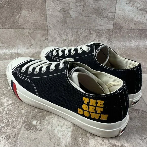 Pro Keds x THE GET DOWN (Netflix series) Black Graffiti 80s Shoe NEW - Picture 2 of 5